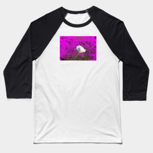 White crane III / Swiss Artwork Photography Baseball T-Shirt